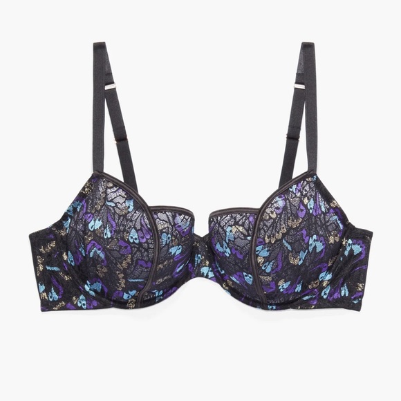 Savage X Fenty Other - NWT Savage X Fenty Butterfly Wings Unlined Lace Tulip Cup Bra